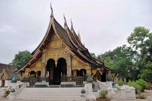 Temple de Wat Xieng Thong à Luang Prabang au nord du Laos