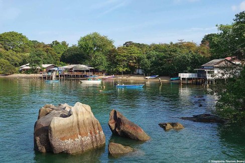 Île sauvage de Pulau Ubin, accessible en ferry depuis Singapour