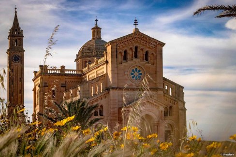 Basilique Ta'Pinu de Gharb sur l'île de Gozo dans l'archipel maltais