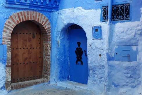 Village de Chefchaouen dans le nord du Maroc