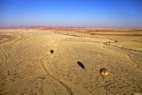 Découverte du Namib en mongolfière