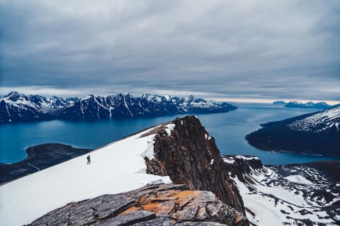 Hiver dans le Lyngenfjord