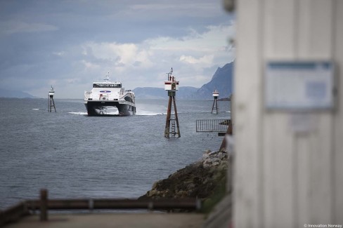 Trajet en ferry en Norvège