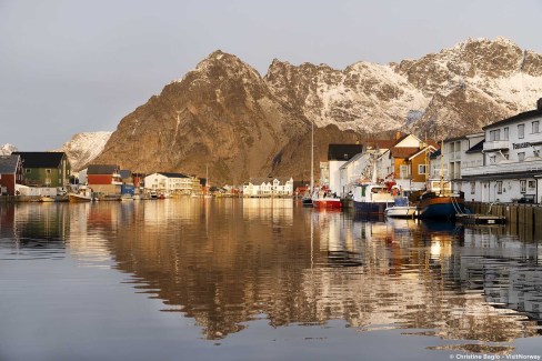 Village de pêcherus d'Henningsvaer - Lofoten - Norvège