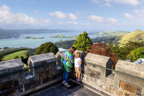 Visite en famille de Larnach Castle en Nouvelle Zélande - île du Sud