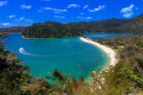 Ile du Sud plage de rêve dans le parc national Abel Tasman