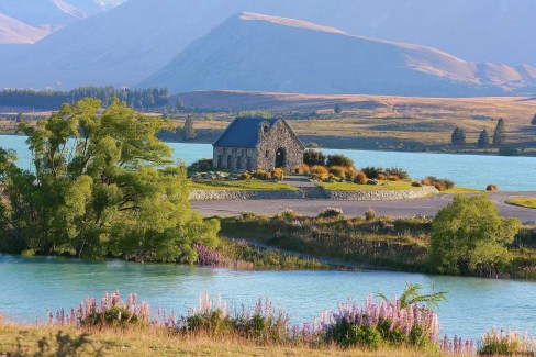 Lac Tekapo mythique maison du bon berger