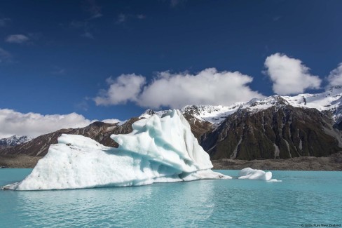 Glacier Mont Cook en Nouvelle-Zélande