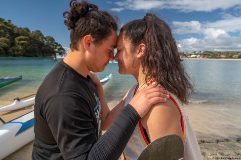 Salutation maorie en Nouvelle Zélande