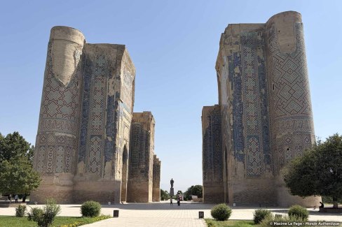 Le palais Ak Saray (palais blanc) à Shahrisabz