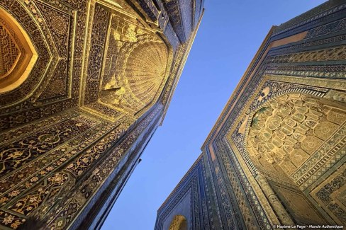 Eléments de détail de la nécropole de Shah-i-Zinda