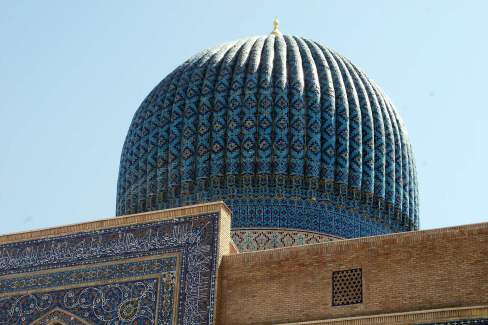 Coupole turquoise en Ouzbékistan