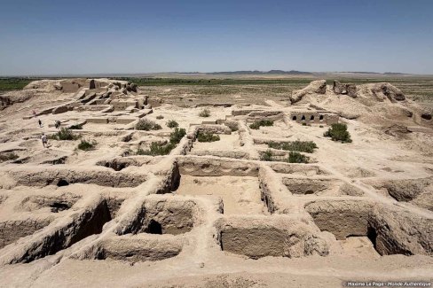 Forteresse Toprak kala, alentours de Khiva