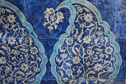 Détail de céramique à Khiva