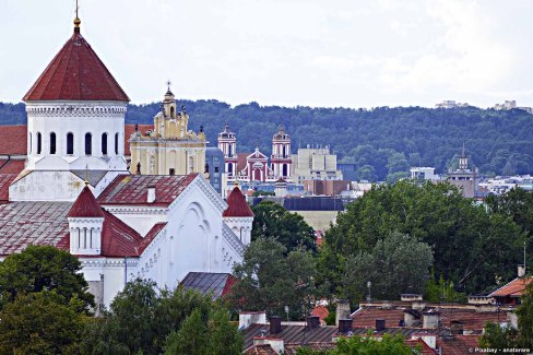 Vue du centre historique de Vilnius