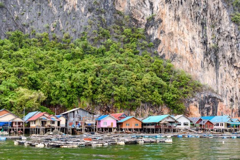 Koh Panyee or Punyi island village is floating