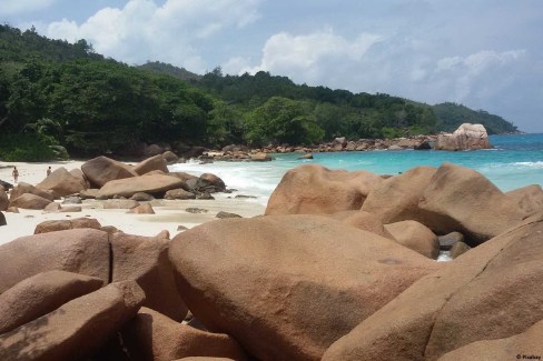 Réserve marine de Curieuse sur l'île de Praslin