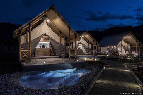 Glamping dans les thermes en Slovénie