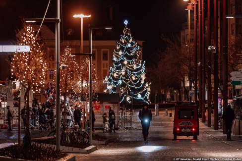 Période des fêtes de fin d'année à Maribor
