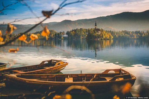 Lac de Bled en Slovénie