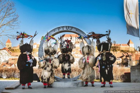 Fête Traditionnelle Kurent à Ptuj