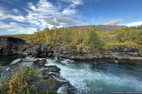 Parc national Abisko, accessible via la ligne ferroviaire du Nord en Suède