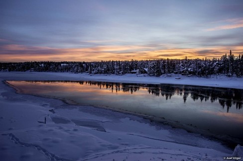 Rivière Torne en saison hivernale