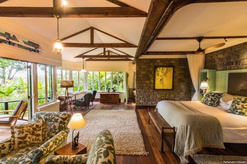 Lodge de style anglais près du cratère du Ngorongoro en Tanzanie