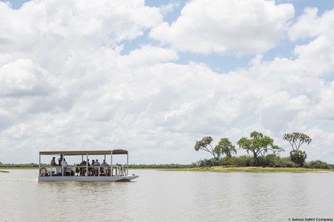 Balade en bateau sur le delta de la rivière Rufiji, parc national de Nyerere