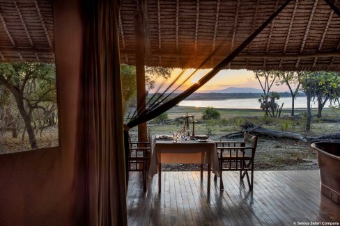 Diner privé dans le parc national de Nyerere