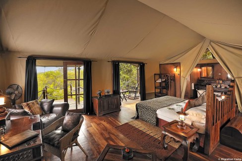 Un camp de luxe en Tanzanie