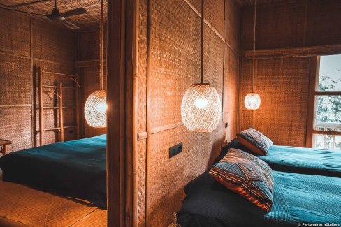 Confort simple dans un lodge au coeur de la campagne en Thaïlande