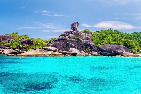 Les iles Similan non loin de l'ile de "Khao Lak"