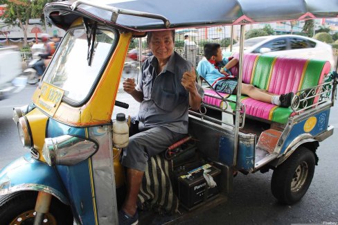 Tuk tuk dans Bangkok