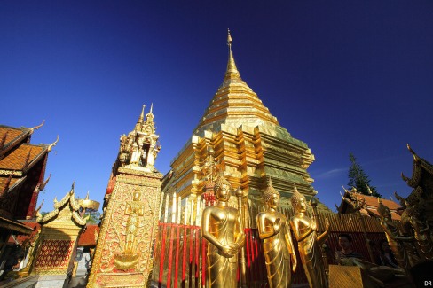 Le temple de Phrathat Doi Suthep à Chiang Mai