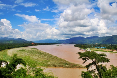 La région du Triangle d'Or au nord de la Thailand