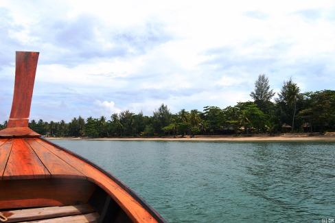 Arrivée en bateau sur l’île de Koh Jum