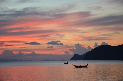 Coucher de soleil sur Koh Phangan