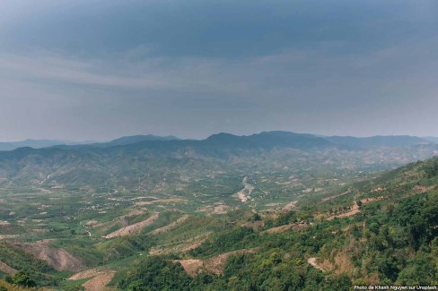 Paysages des Hauts Plateaux du Vietnam