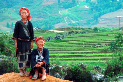 Le sourire d’enfants de l’ethnie H’mongs dans le nord du Vietnam