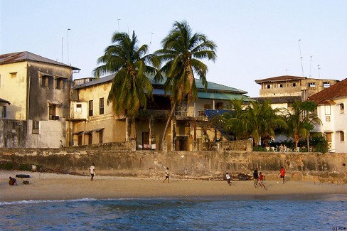 La plage de Stone Town