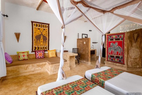 Boutique-hôtel dans la baie de Matemwe à Zanzibar