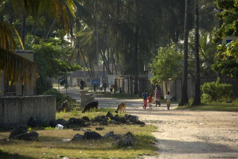 Village de Jambiani dans l'Est de Zanzibar