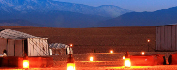 Une oasis dans le désert marocain